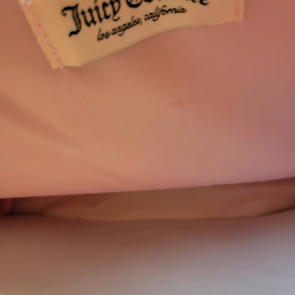 New Juicy Couture Hot Pink velour makeup pouch. - Picture 4 of 5